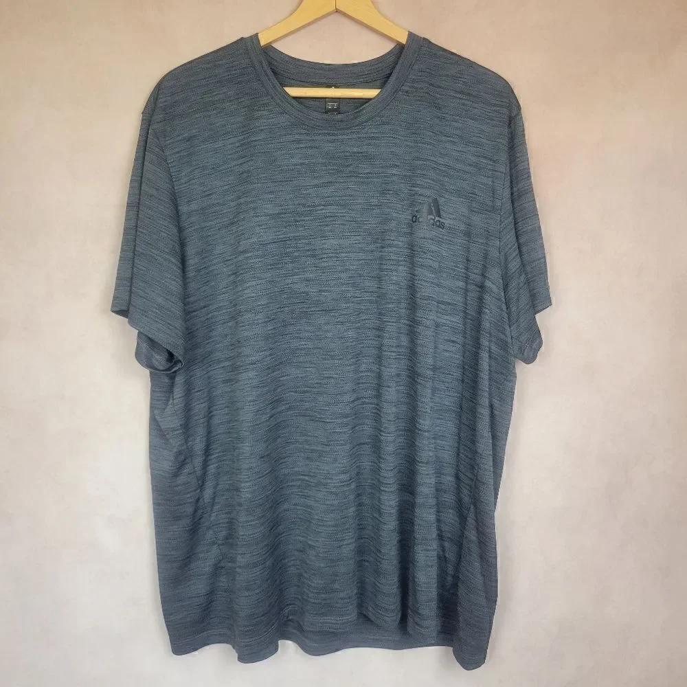 Adidas Gray Short Sleeve T-shirt Size 2XL